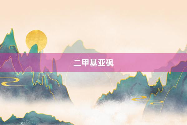 二甲基亚砜